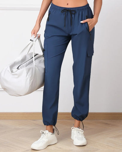 Emma Women's Cargo Pocket Relaxed Jogger Pants