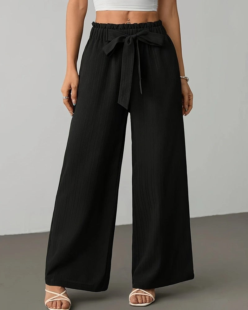 Freya Women's Relaxed Tie-Waist Wide-Leg Pants