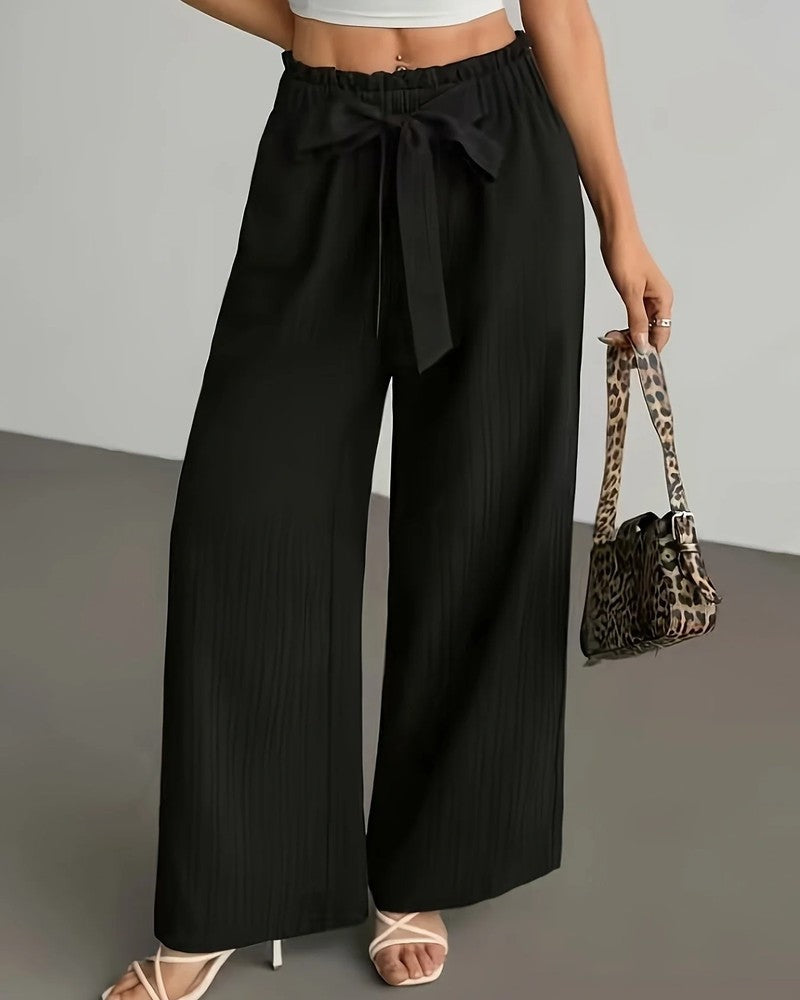 Freya Women's Relaxed Tie-Waist Wide-Leg Pants