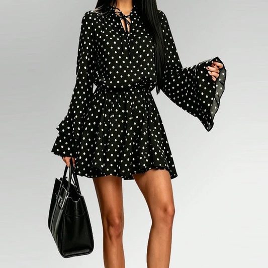 Isabel Women's Flared Sleeve Mini Dress