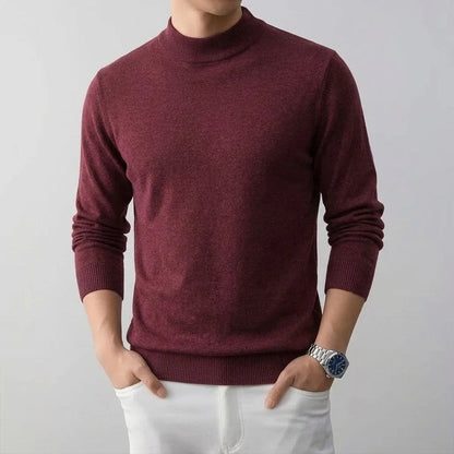 Isolde Mock Neck Knit Sweater