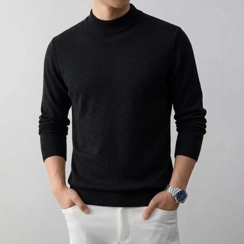 Isolde Mock Neck Knit Sweater