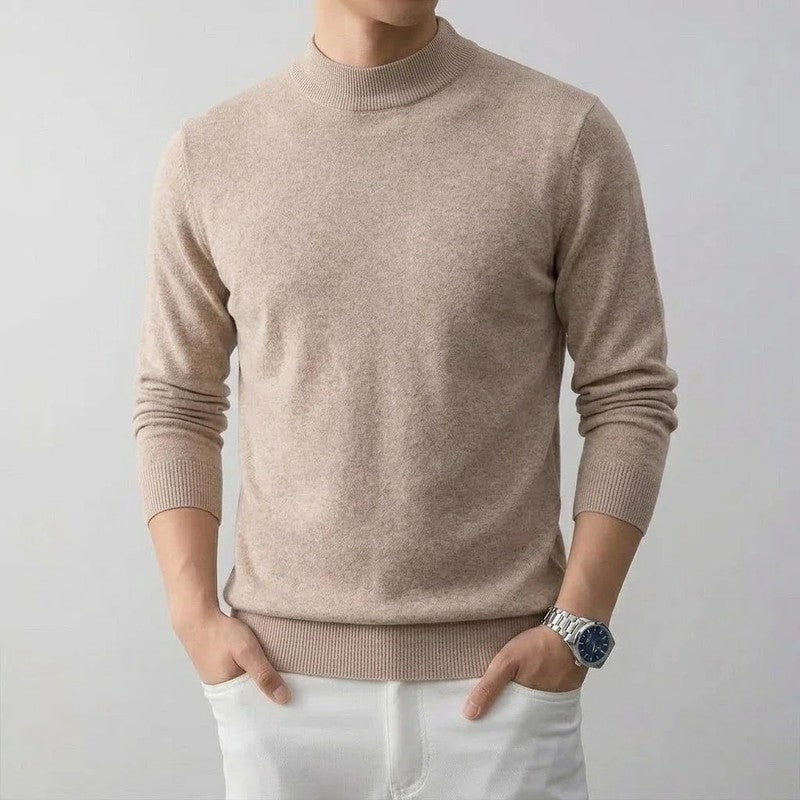 Isolde Mock Neck Knit Sweater