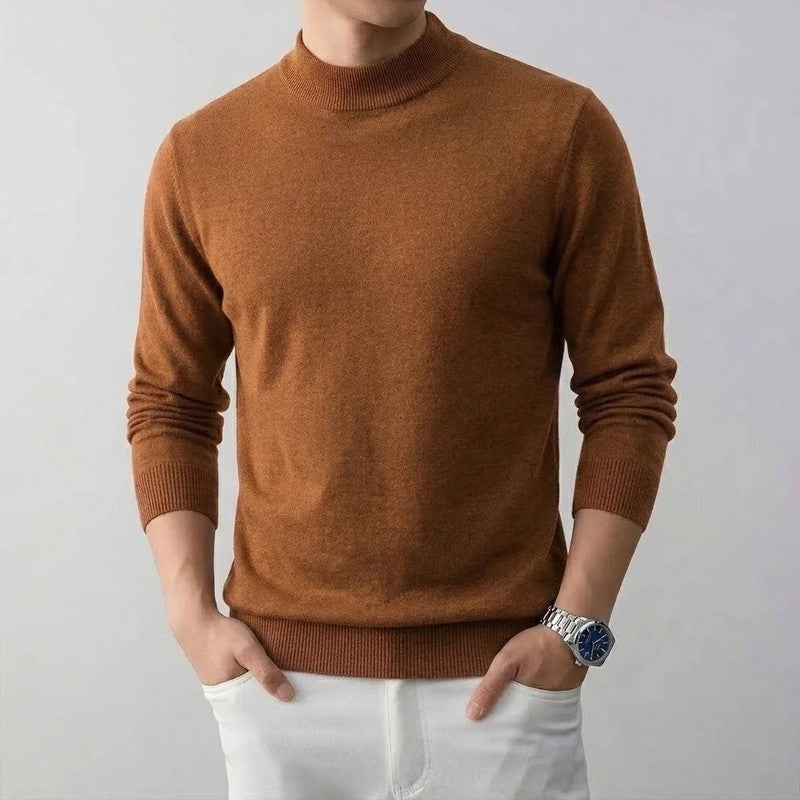 Isolde Mock Neck Knit Sweater
