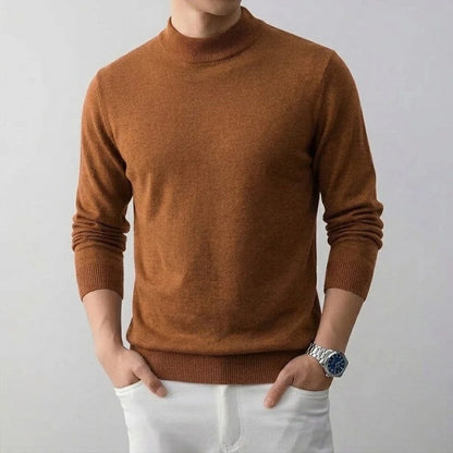 Isolde Mock Neck Knit Sweater