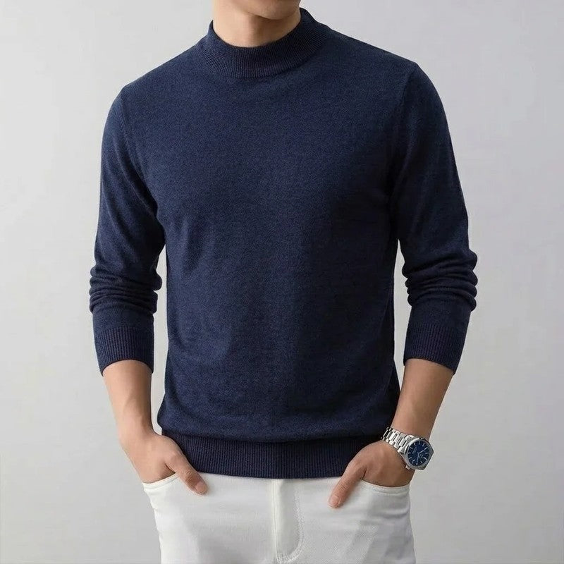 Isolde Mock Neck Knit Sweater