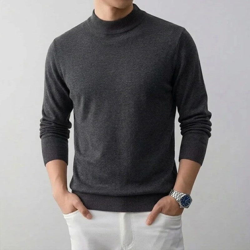 Isolde Mock Neck Knit Sweater