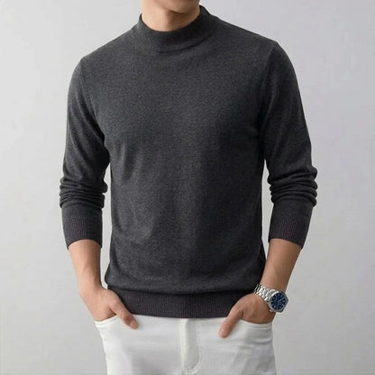 Isolde Mock Neck Knit Sweater