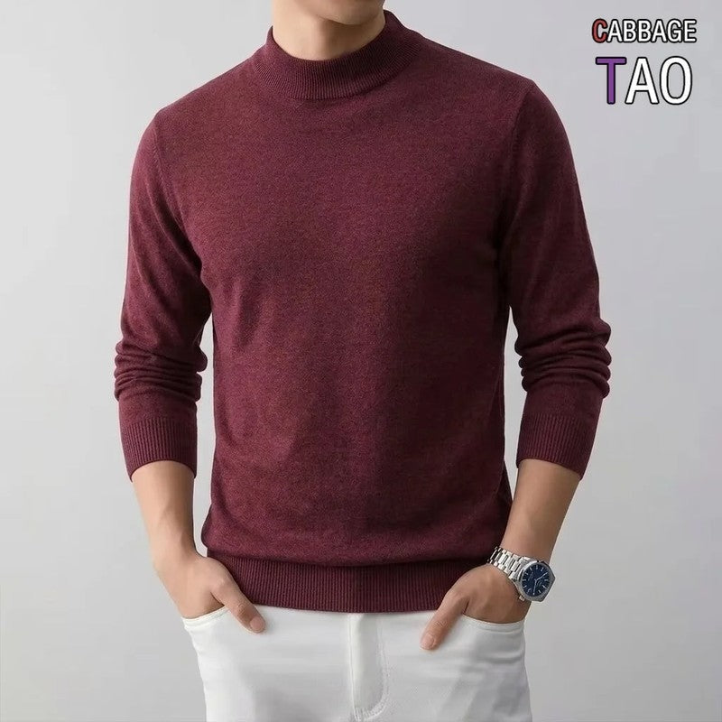 Isolde Mock Neck Knit Sweater