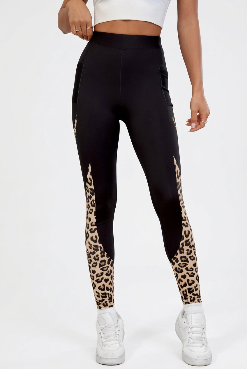 Jane Women's Leopard Print High-Waisted Leggings