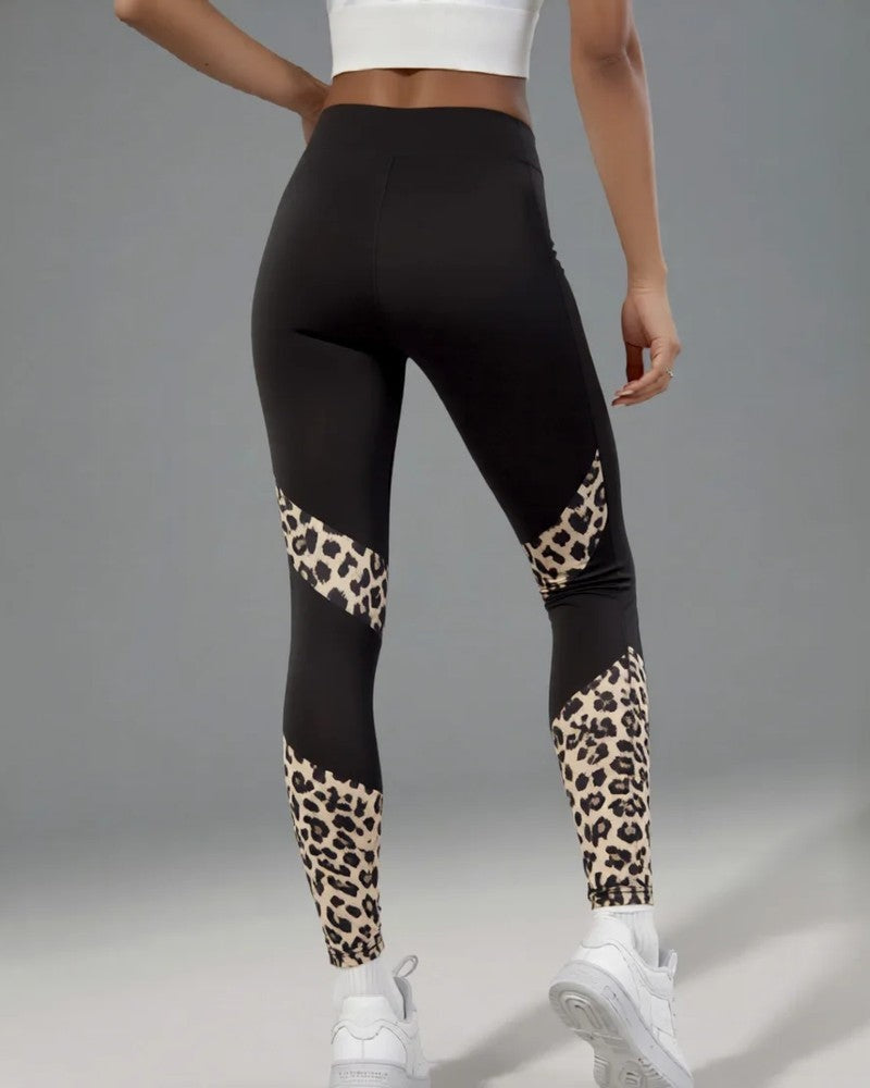 Jane Women's Leopard Print High-Waisted Leggings