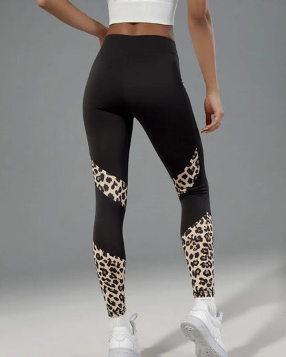 Jane Women's Leopard Print High-Waisted Leggings