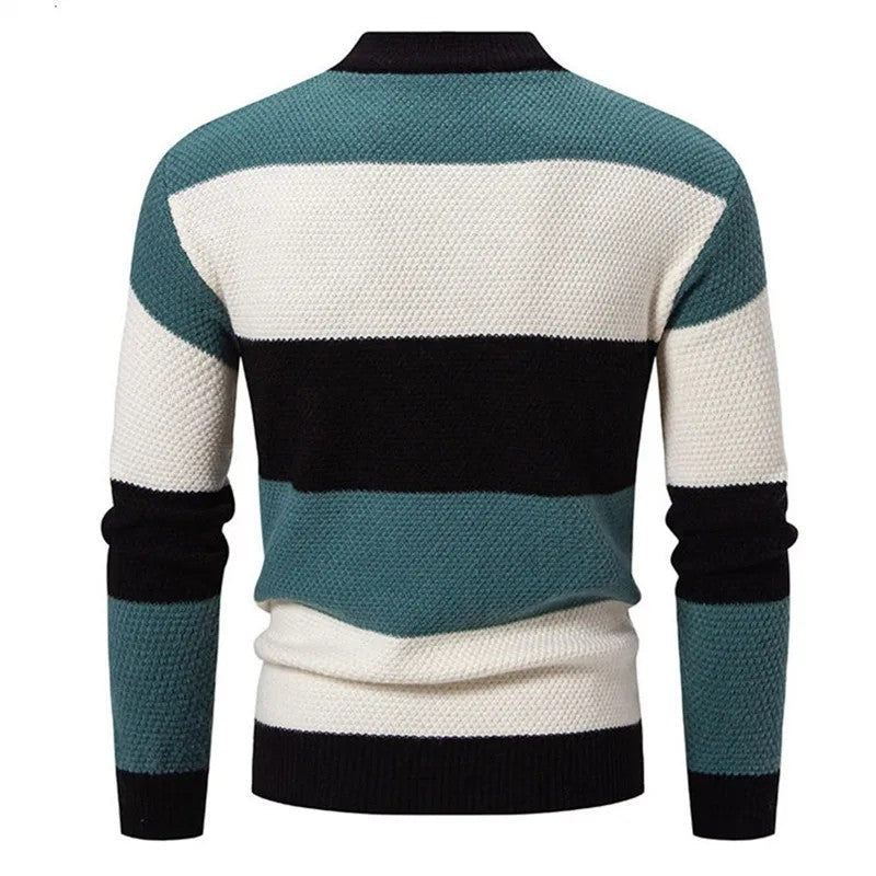 Julian Men's Textured Diamond Knit Sweater