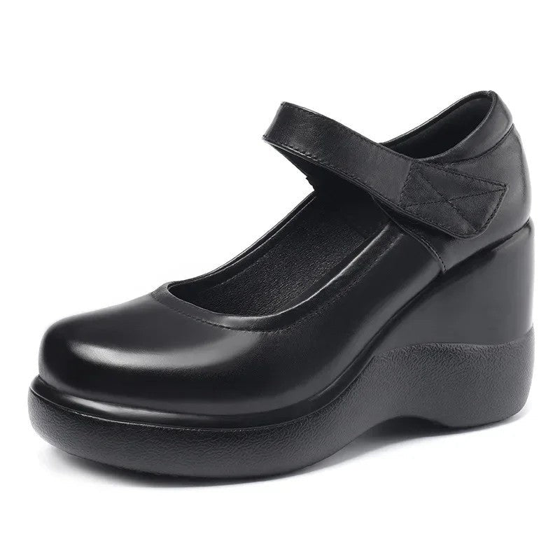 June Women's Platform Wedge Mary Jane Shoes