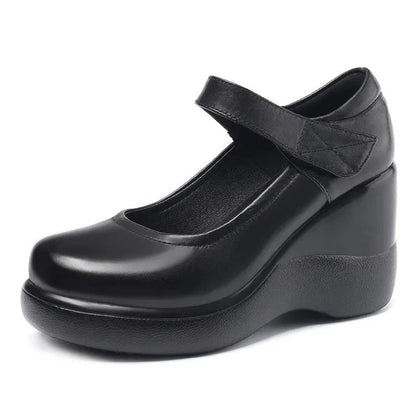 June Women's Platform Wedge Mary Jane Shoes