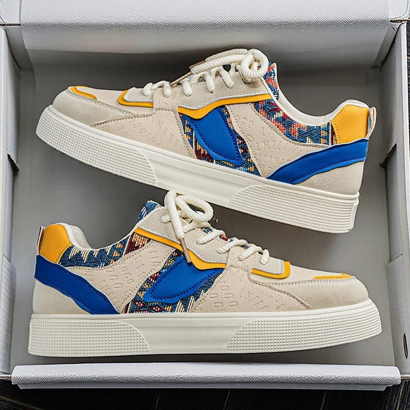 Lazari Retro Panel Low-Top Sneakers