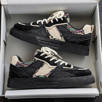 Lazari Retro Panel Low-Top Sneakers