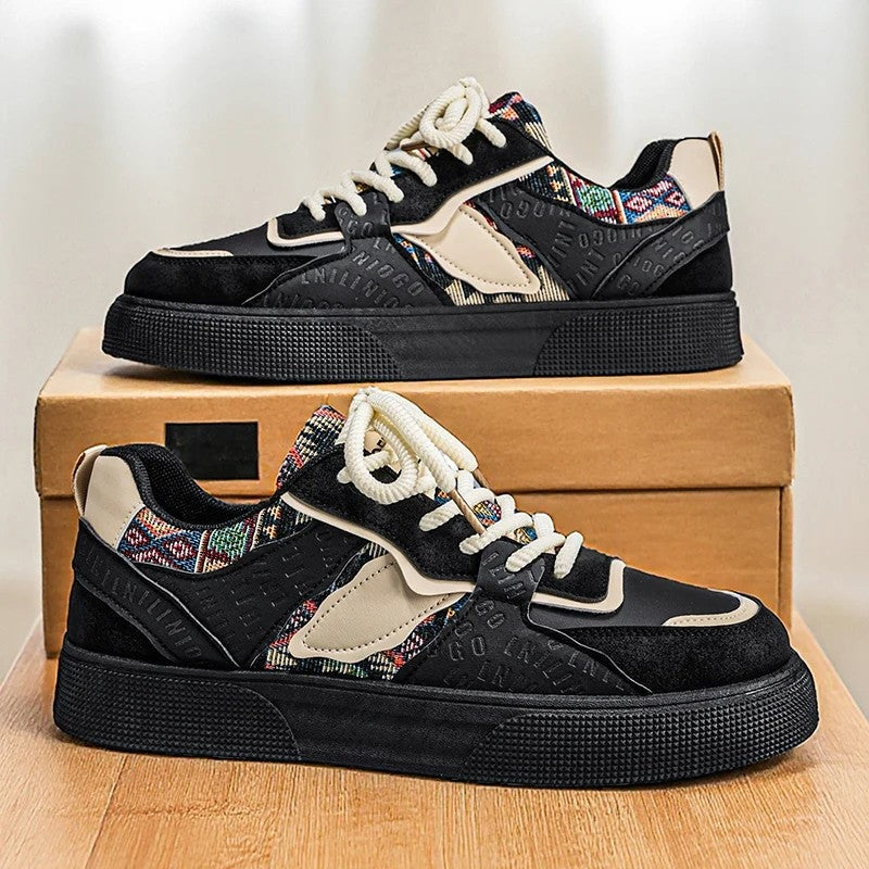 Lazari Retro Panel Low-Top Sneakers