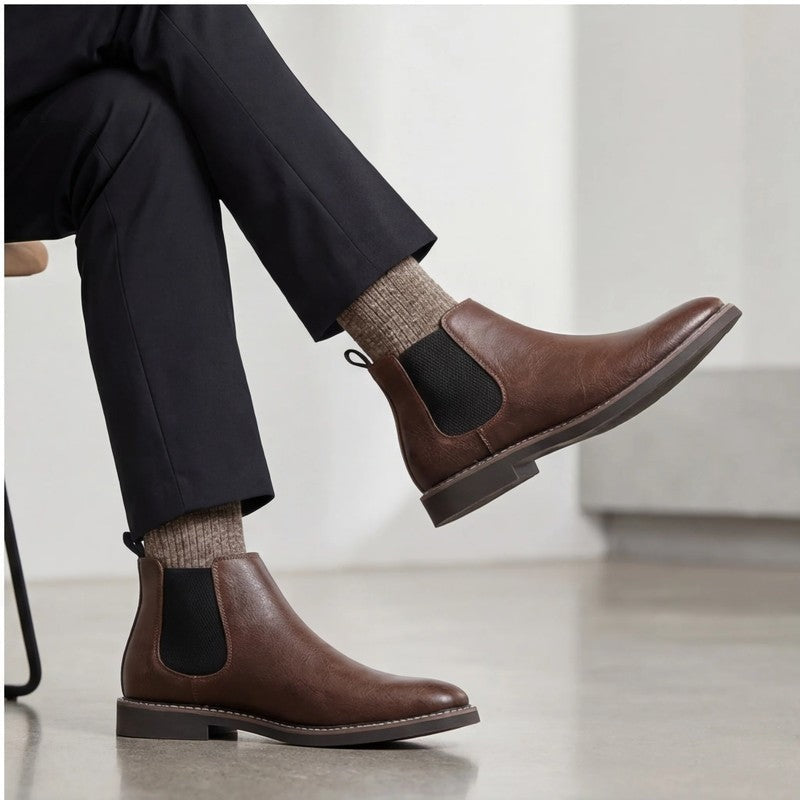 Lazaro Elastic Side Chelsea Boots