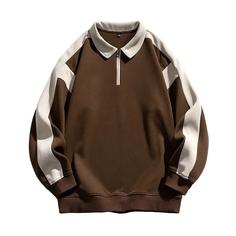 Lenira Relaxed Zip Polo Sweatshirt
