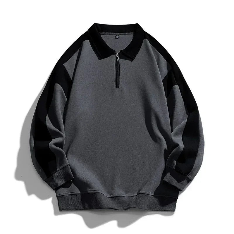 Lenira Relaxed Zip Polo Sweatshirt