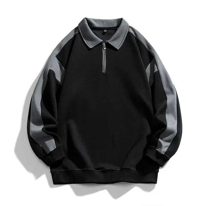 Lenira Relaxed Zip Polo Sweatshirt