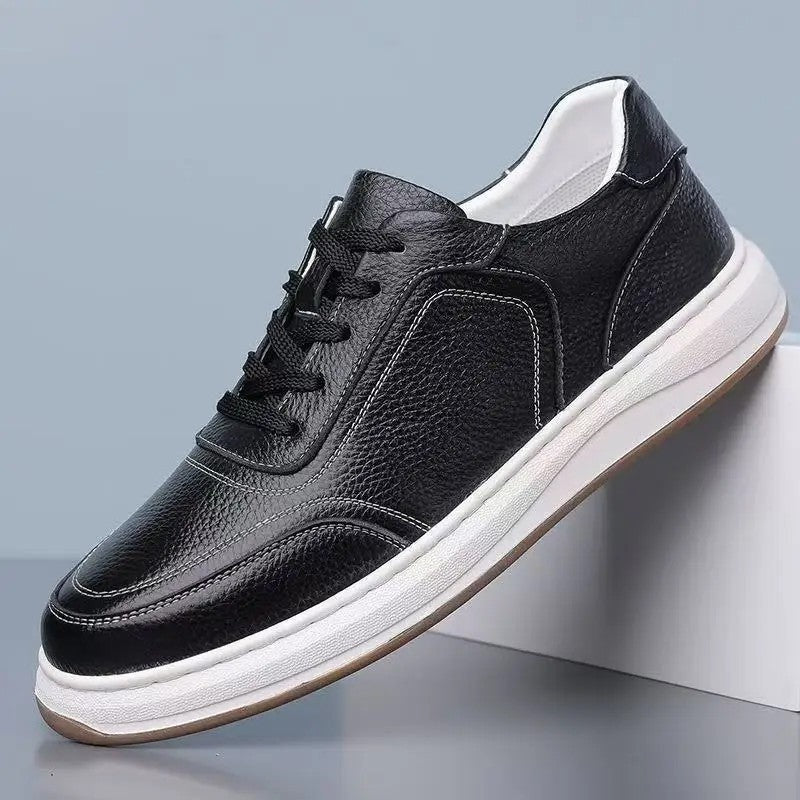 Levano Textured Low-Top Casual Sneakers