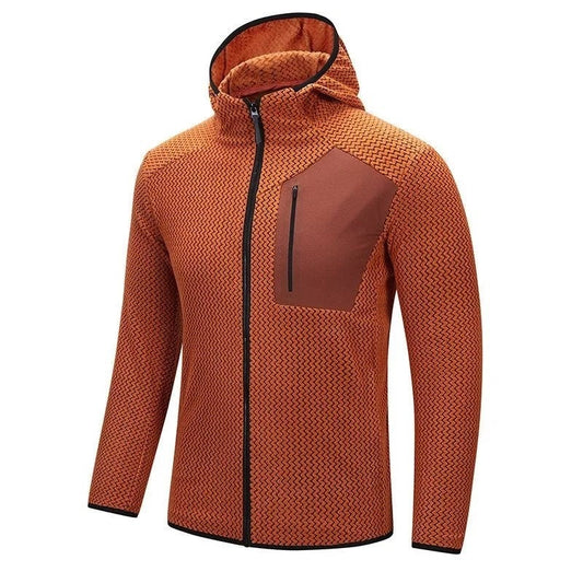 Lucian Textured Hooded Performance Jacket