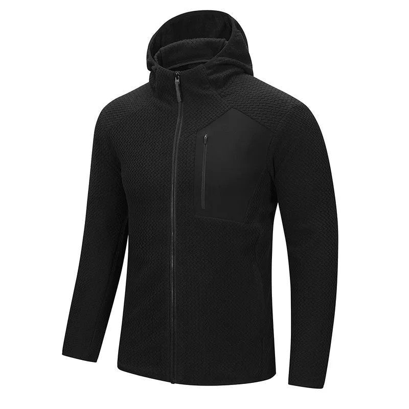 Lucian Textured Hooded Performance Jacket