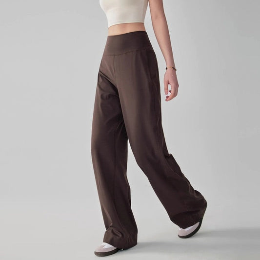Lunari Relaxed High-Waist Wide-Leg Pants