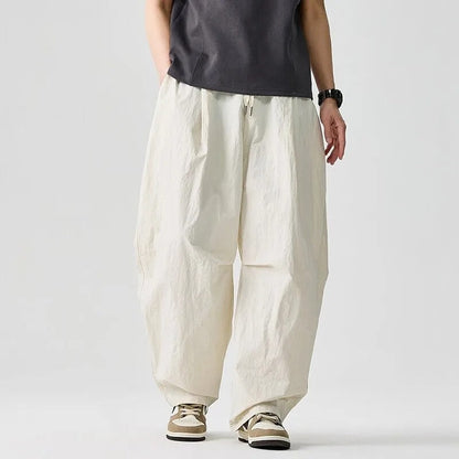 Lunaro Relaxed Drawstring Parachute Pants