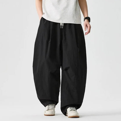 Lunaro Relaxed Drawstring Parachute Pants