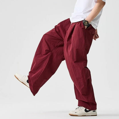Lunaro Relaxed Drawstring Parachute Pants