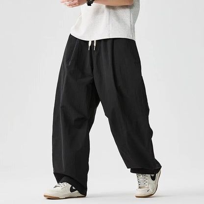 Lunaro Relaxed Drawstring Parachute Pants