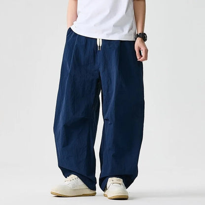 Lunaro Relaxed Drawstring Parachute Pants