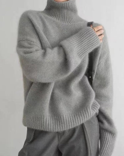 Lunira Relaxed Knit Turtleneck Sweater