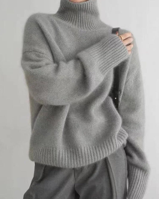 Lunira Relaxed Knit Turtleneck Sweater