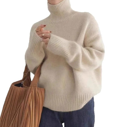 Lunira Relaxed Knit Turtleneck Sweater