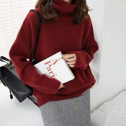 Lunira Relaxed Knit Turtleneck Sweater