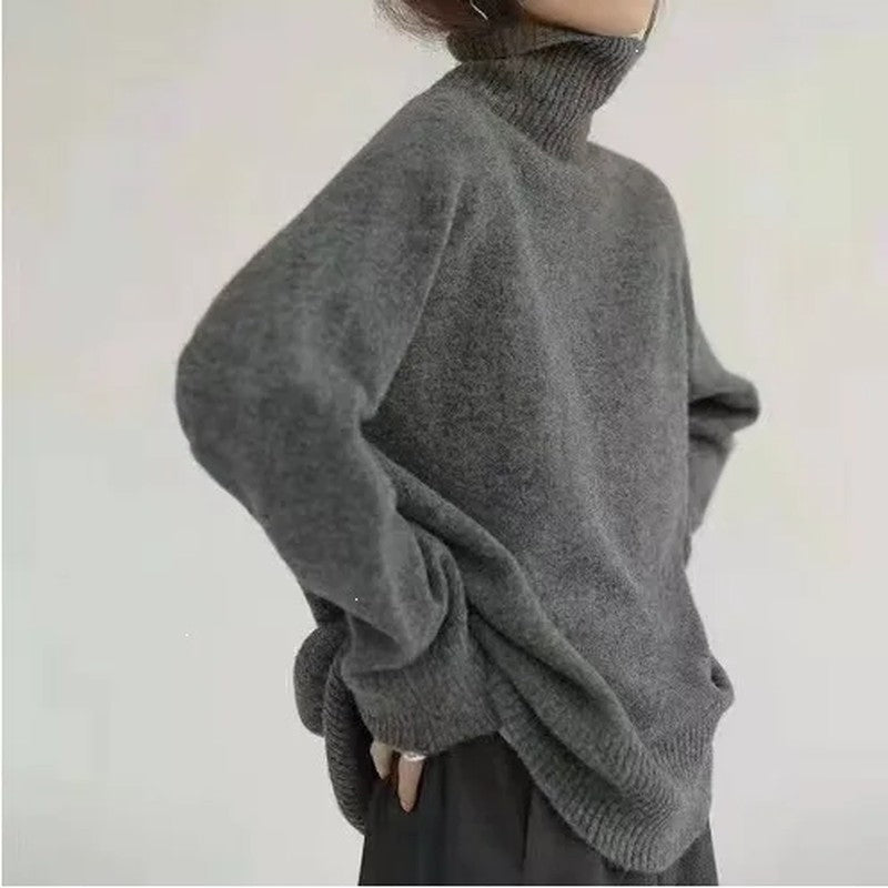 Lunira Relaxed Knit Turtleneck Sweater