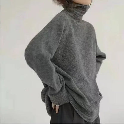 Lunira Relaxed Knit Turtleneck Sweater