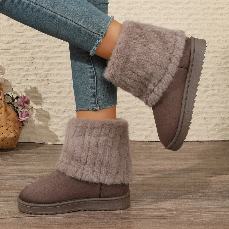 Maelis Faux Fur Lined Ankle Boots