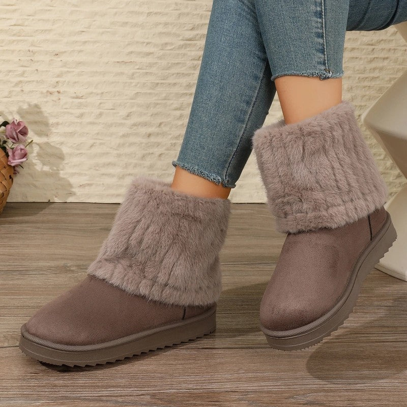 Maelis Faux Fur Lined Ankle Boots