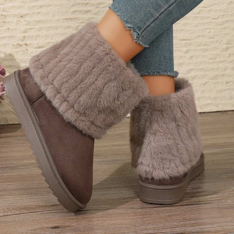 Maelis Faux Fur Lined Ankle Boots