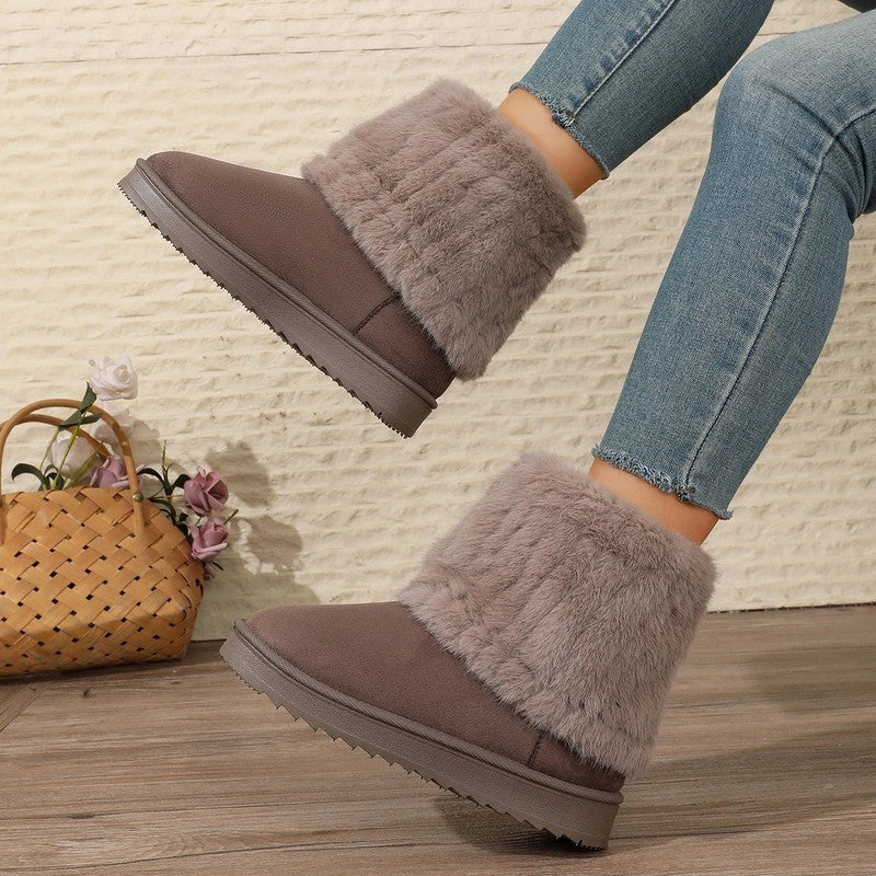Maelis Faux Fur Lined Ankle Boots