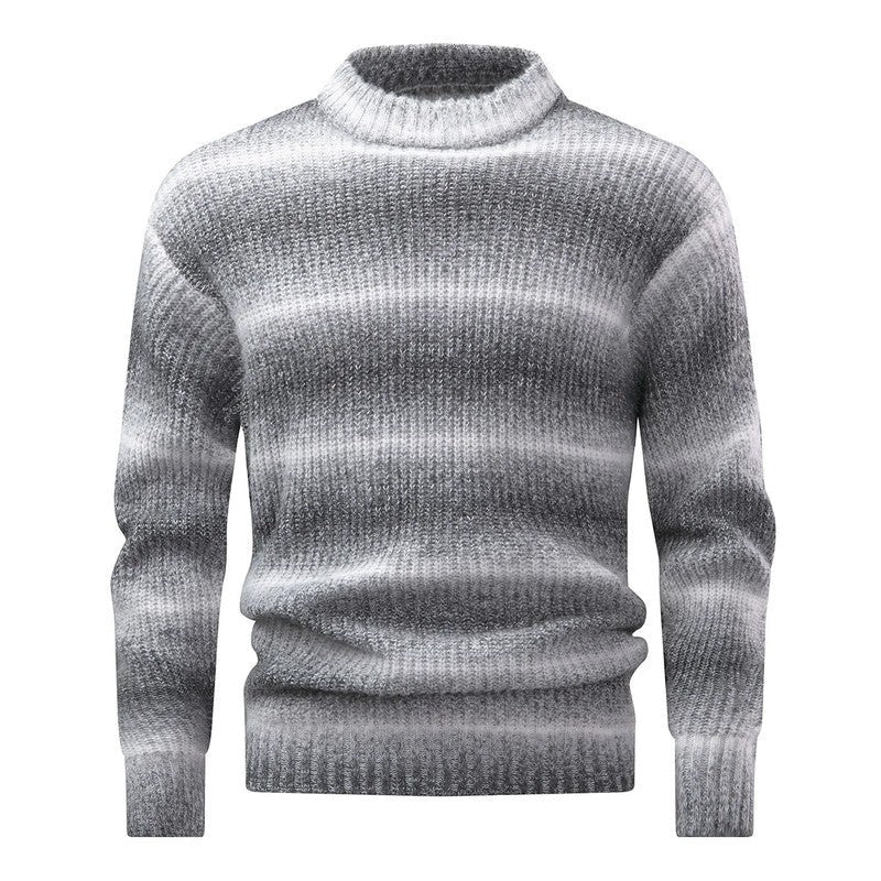 Magnus Ombre Knit Mock Neck Sweater