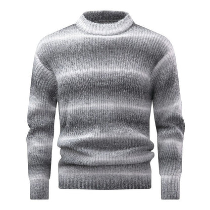Magnus Ombre Knit Mock Neck Sweater