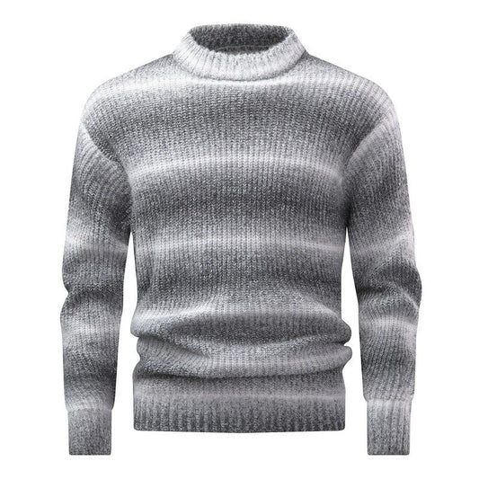 Magnus Ombre Knit Mock Neck Sweater