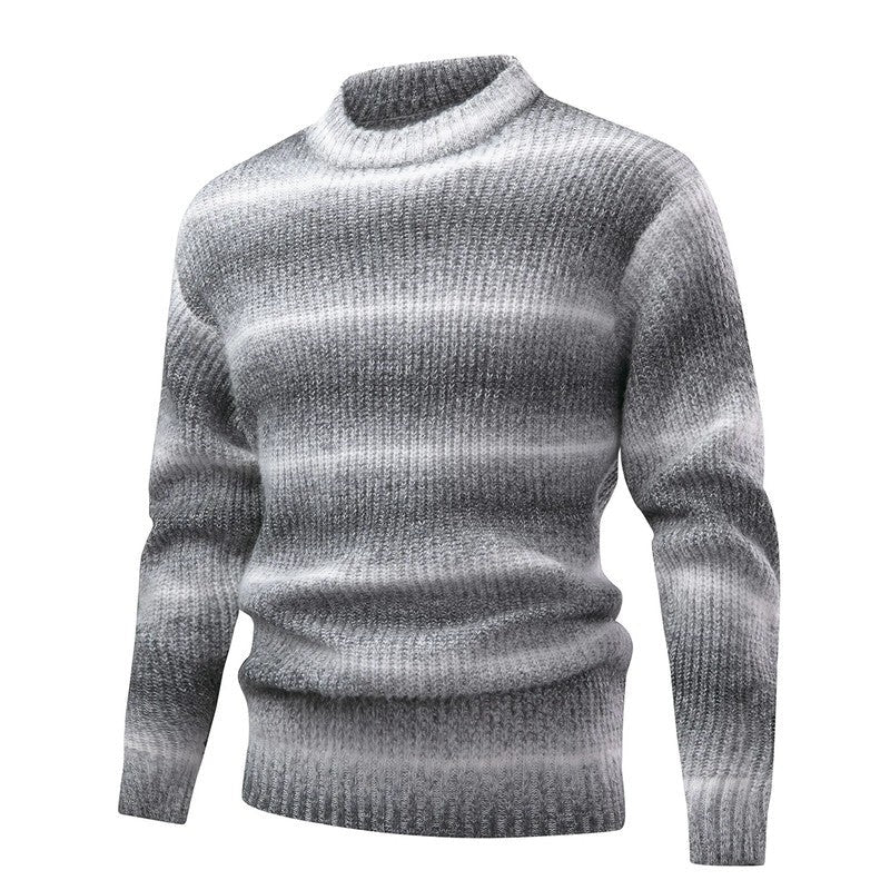 Magnus Ombre Knit Mock Neck Sweater