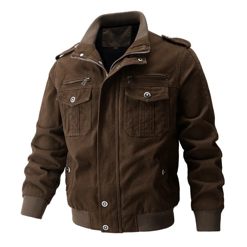 Marcus Men's Utility Zip Bomber Jacket